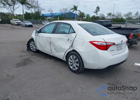 2016 Toyota Corolla Le из США, поврежденный, VIN 5YFBURHE8GP460721